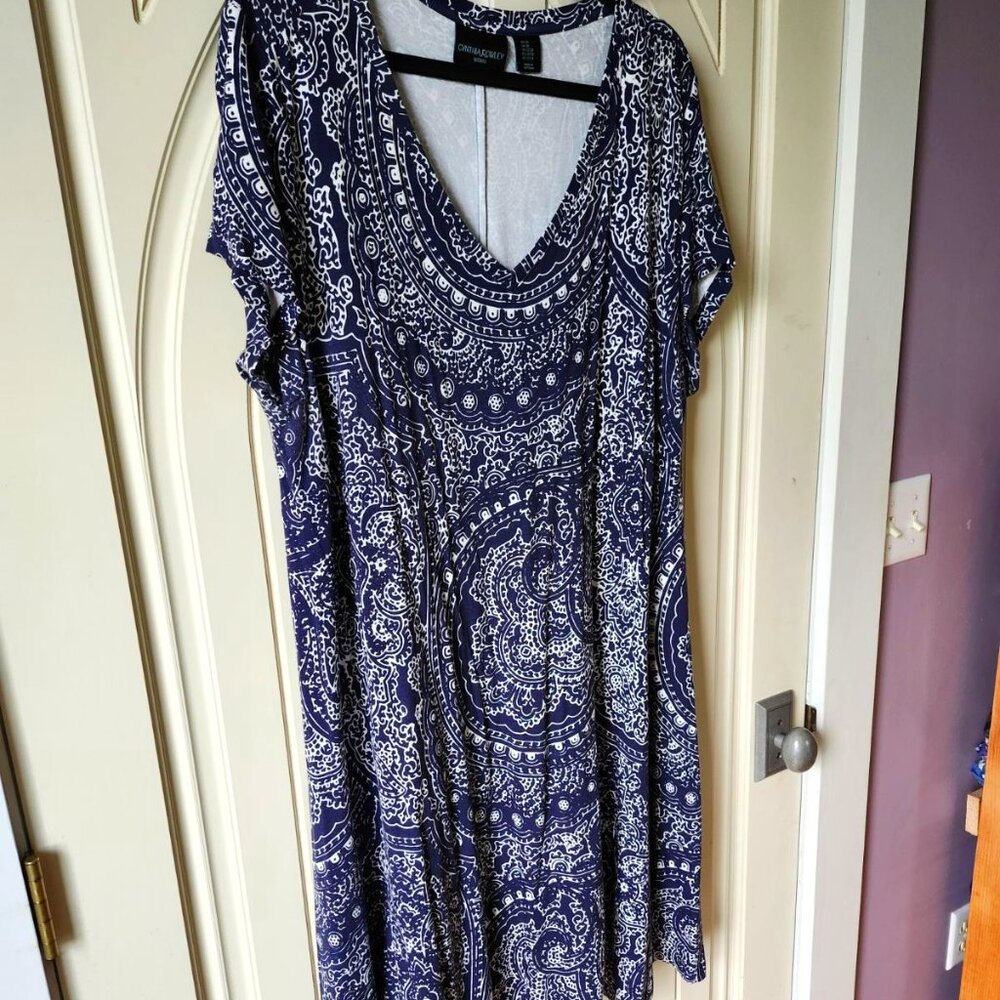 Cynthia Rowley jersey A-line swing dress